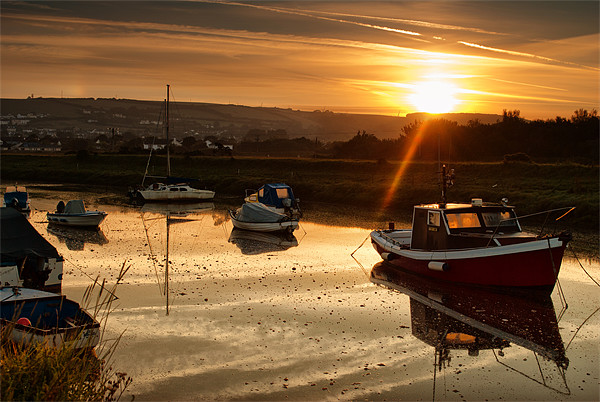 Velator Quay Picture Board by Dave Wilkinson North Devon Ph