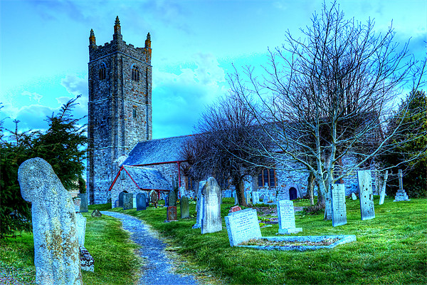 Heanton Church North Devon Picture Board by Dave Wilkinson North Devon Ph
