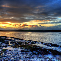 Buy canvas prints of Majestic Sunrise over River Taw by Dave Wilkinson North Devon Ph