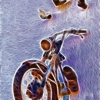 Buy canvas prints of Biker Phone Case by Dave Wilkinson North Devon Ph