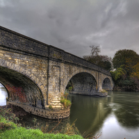 Buy canvas prints of New Bridge River Taw by Dave Wilkinson North Devon Ph
