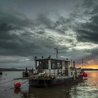 Buy canvas prints of Sunrise on the River Taw by Dave Wilkinson North Devon Ph