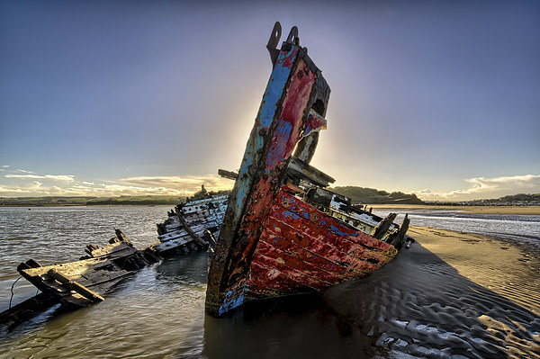 Wreck Picture Board by Dave Wilkinson North Devon Ph