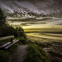 Buy canvas prints of Waiting for the sun. by Dave Wilkinson North Devon Ph