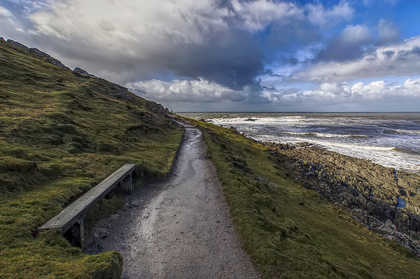 Path to Morte Point Picture Board by Dave Wilkinson North Devon Ph