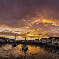 Buy canvas prints of Ilfracombe Harbour by Dave Wilkinson North Devon Ph