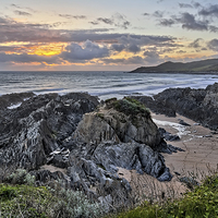 Buy canvas prints of Barricane Beach, Woolacombe. by Dave Wilkinson North Devon Ph
