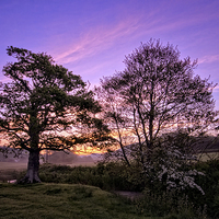 Buy canvas prints of Knowl Water sunrise by Dave Wilkinson North Devon Ph