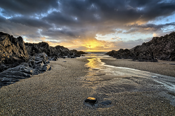 Barricane Beach, Woolacombe, North Devon. Picture Board by Dave Wilkinson North Devon Ph