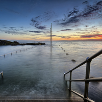 Buy canvas prints of Ilfracombe Pier sunrise by Dave Wilkinson North Devon Ph