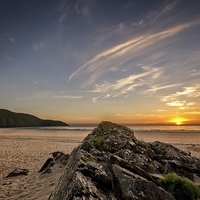 Buy canvas prints of Watching the sunset by Dave Wilkinson North Devon Ph
