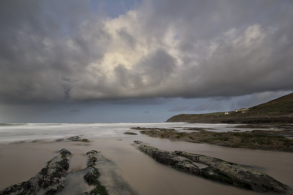  Croyde Bay storm Picture Board by Dave Wilkinson North Devon Ph