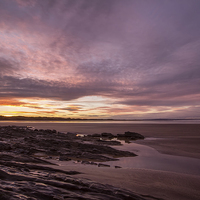 Buy canvas prints of  Sunrise at Saunton Sands by Dave Wilkinson North Devon Ph
