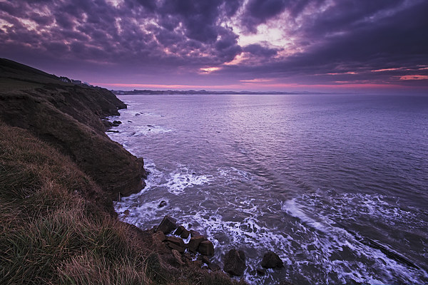  Saunton Sands sunrise Picture Board by Dave Wilkinson North Devon Ph