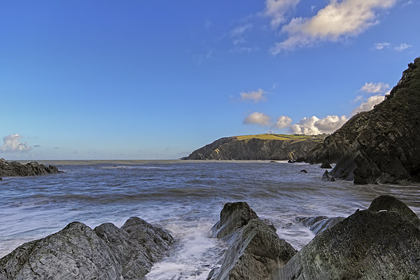  Sandy Cove, Lee Bay North Devon. Picture Board by Dave Wilkinson North Devon Ph