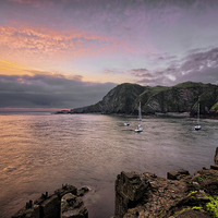 Buy canvas prints of  Old pier, Ilfracombe. by Dave Wilkinson North Devon Ph