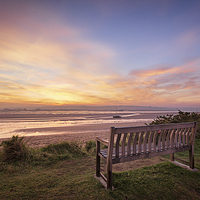 Buy canvas prints of  Sunrise on the Taw Estuary by Dave Wilkinson North Devon Ph