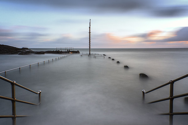  Ilfracombe Pier sunrise Picture Board by Dave Wilkinson North Devon Ph