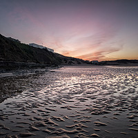 Buy canvas prints of Saunton Sands sunrise by Dave Wilkinson North Devon Ph