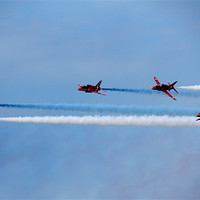 Buy canvas prints of Red Arrows 02 by Rick Parrott