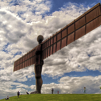 Buy canvas prints of Angel Of The North Newcastle Gateshead by Rick Parrott