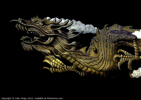 Chinese dragon Picture Board by Colin Chipp