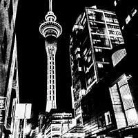 Buy canvas prints of Sky Tower by Colin Chipp