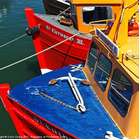 Buy canvas prints of Seahouses boats by Colin Chipp