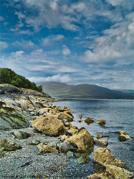Loch Spelve Picture Board by Colin Chipp