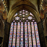 Buy canvas prints of Lincoln window  by Colin Chipp