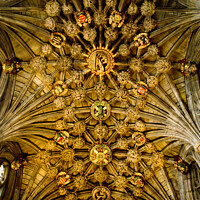 Buy canvas prints of Thistle Chapel ceiling by Colin Chipp