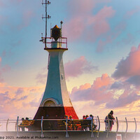Buy canvas prints of Ogden Point lighthouse by Colin Chipp