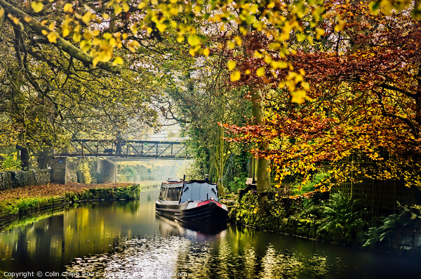 Peak Forest Canal Picture Board by Colin Chipp