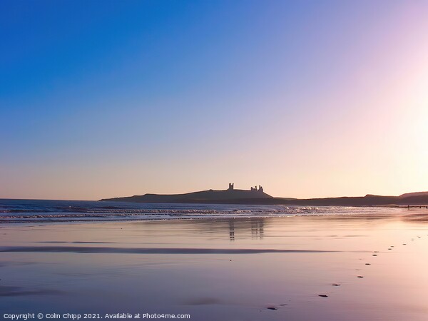 Dunstanburgh sunset Picture Board by Colin Chipp