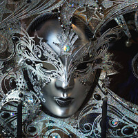 Buy canvas prints of Venetian mask by Colin Chipp