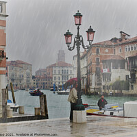 Buy canvas prints of Rainy day in Venice by Colin Chipp