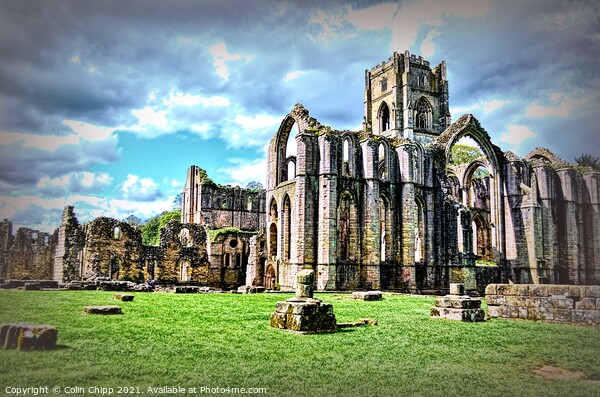 Abbey ruins Picture Board by Colin Chipp