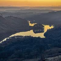 Buy canvas prints of Loch Trool Sunset by Derek Beattie