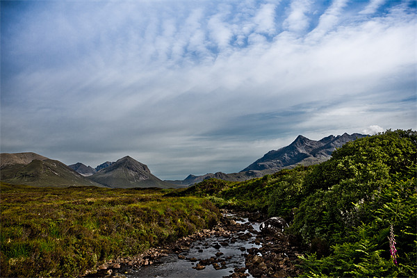 The Cuillin Mountains Isle of Skye Picture Board by Derek Beattie