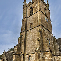 Buy canvas prints of St Edward's Church, Stow-on-the-Wold by Derek Beattie