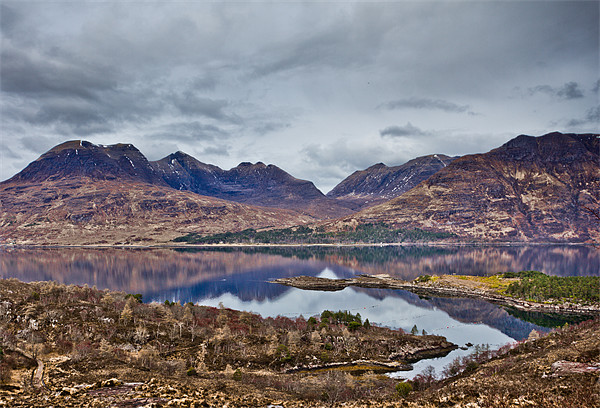 Mountains Of Torridon Scotland Picture Board by Derek Beattie