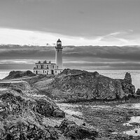 Buy canvas prints of Turnberry Lighthouse Golf Course and Ailsa Craig by Derek Beattie