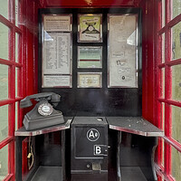 Buy canvas prints of Red Telephone Box by Derek Beattie