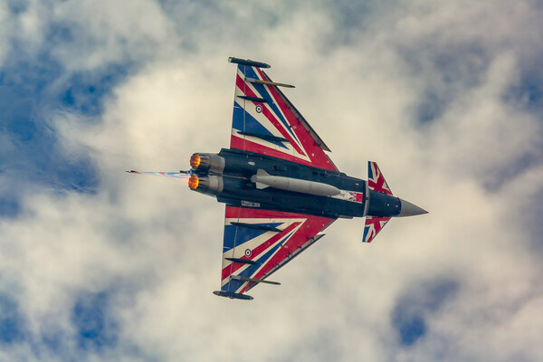 RAF Blackjack Typhoon Picture Board by Derek Beattie