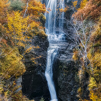 Buy canvas prints of Victoria Falls near Loch Maree by Derek Beattie