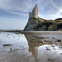 Greenan Castle Reflections, Ayr Bay