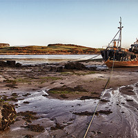 Buy canvas prints of Ross Bay Shipwreck Scotland by Derek Beattie