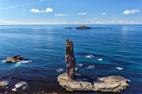 Am Buachaille Sea Stack Sandwood Bay Picture Board by Derek Beattie