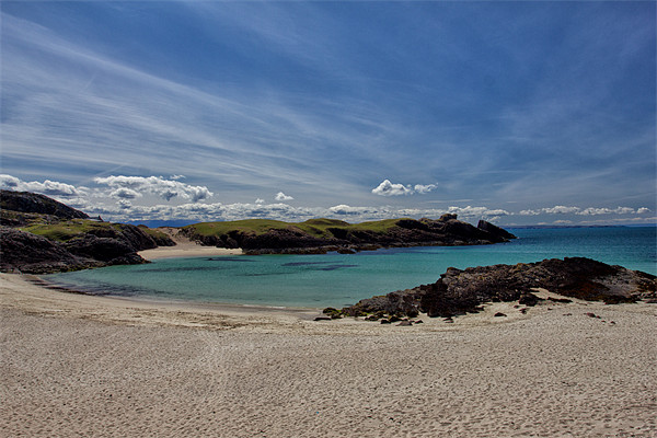 Clachtoll Bay Scotland Picture Board by Derek Beattie