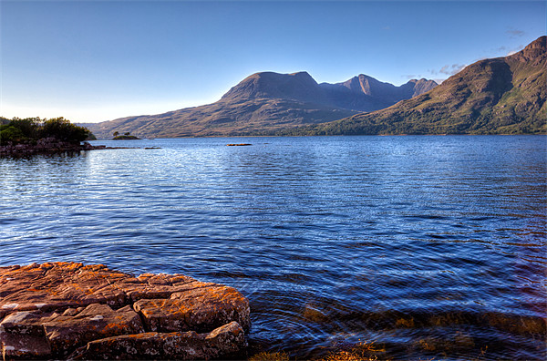 Torridon Mountains Scotland Picture Board by Derek Beattie